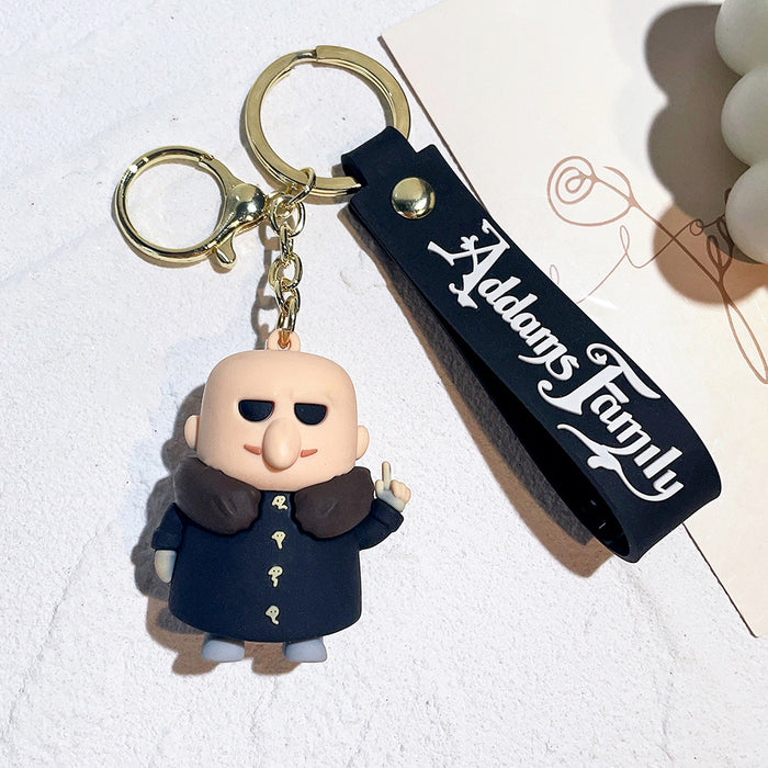 Wholesale Silicone Cartoon Doll Keychain JDC-KC-Qiwei012