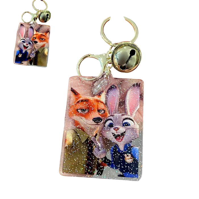 Wholesale 5 PCS Cute cartoon acrylic keychain