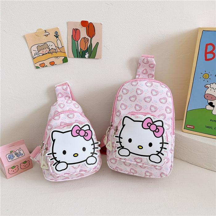 Wholesale Oxford Cloth New Cartoon Print Crossbody Bag JDC-SD-YuanDuo085