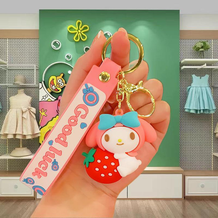 Wholesale Cartoon Silicone Doll Keychain JDC-KC-MingT121