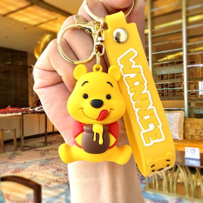 Wholesale Silicone Cartoon Doll Keychain JDC-KC-MingT225