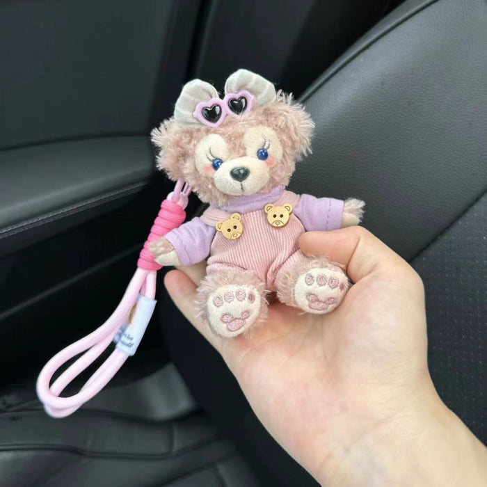 Wholesale Handmade Doll Bag Gift Bear Plush Car Keychain Pendant