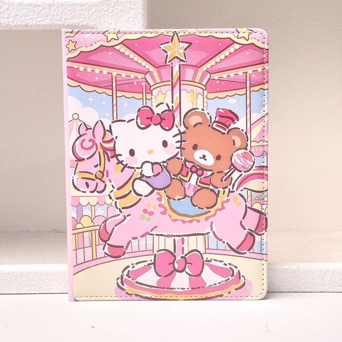 Wholesale Cartoon Kawaii PU Leather A5 Notebook with Gold Foil Print 100 Sheets Cute Cat Design