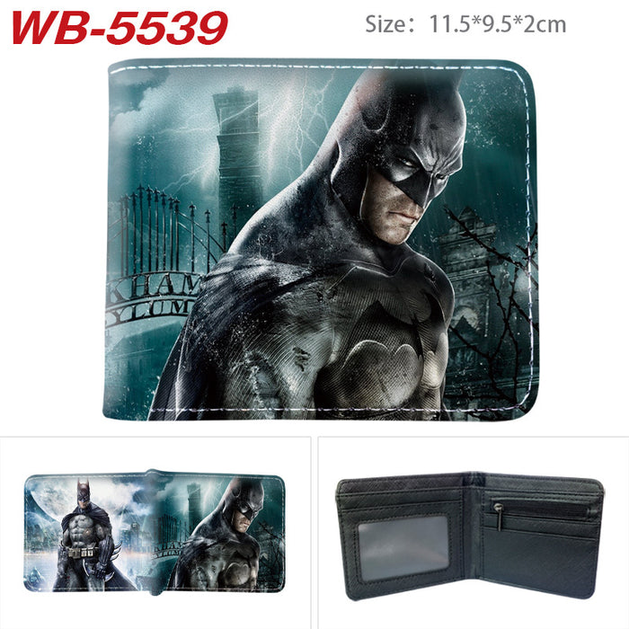 Wholesale PU Leather Anime Superhero Cartoon Bifold Wallet Stylish Everyday Gift For Students