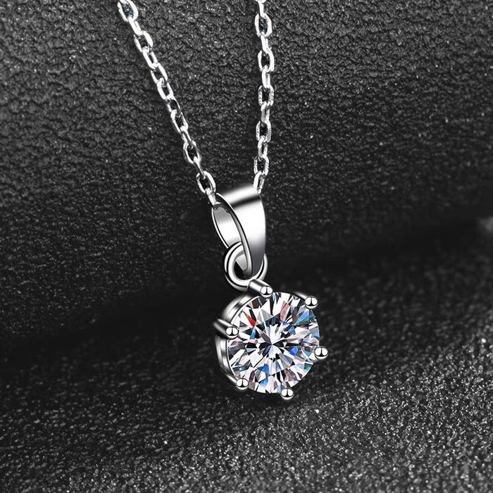 Wholesale Zircon necklace, light luxury collarbone chain pendant accessory