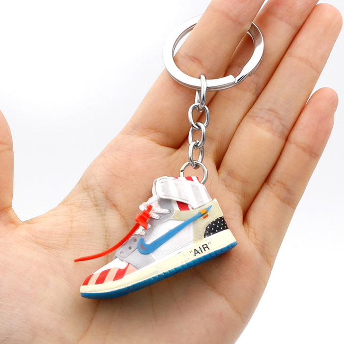 Wholesale PVC Shoe Model Keychain JDC-KC-QLPing005