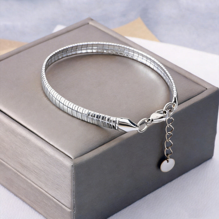 Wholesale Light Luxury Stainless Steel Bracelet — Snake Chain Style