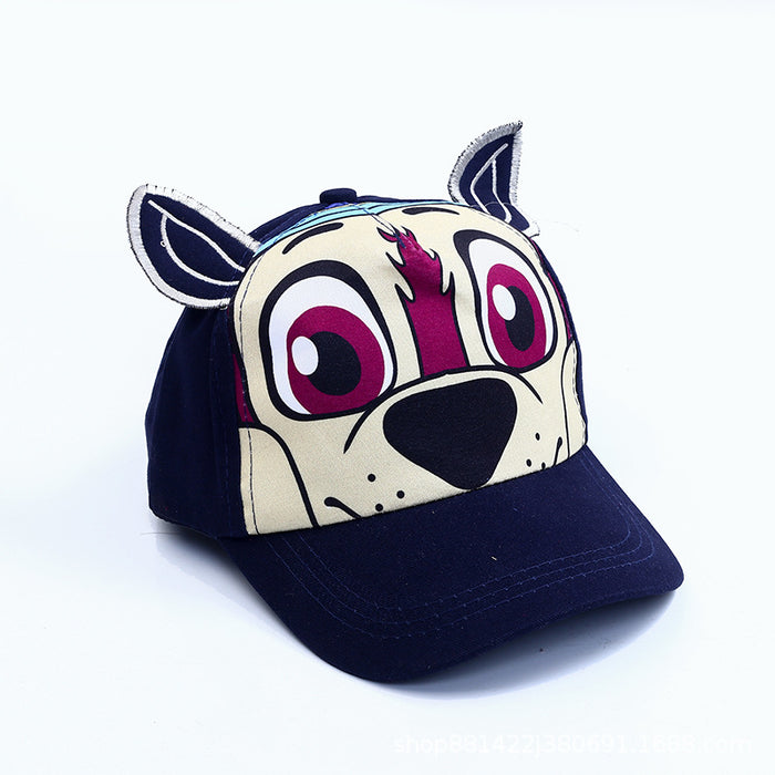 Wholesale Dog Ears Cartoon Sunscreen Breathable Children's Cotton Baseball Cap JDC-FH-XinKuan001