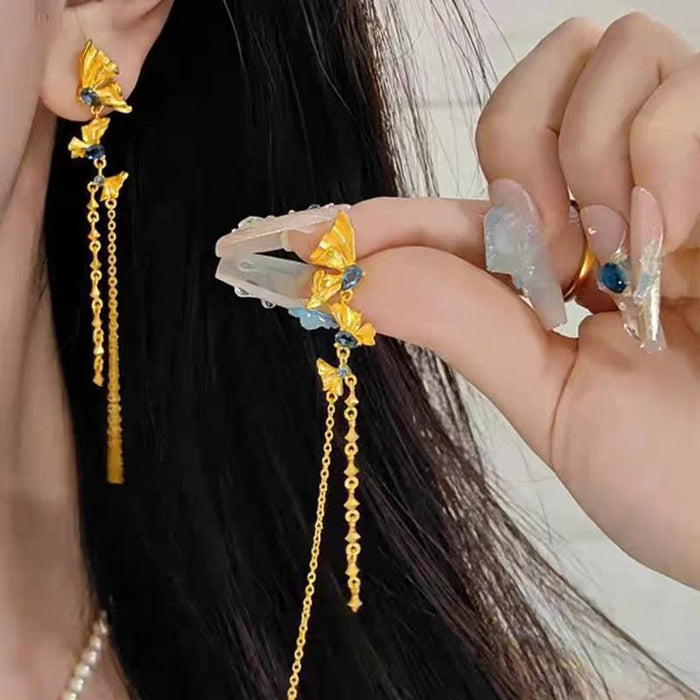 Wholesale   Pearl Tassel Earrings Women's  Earrings