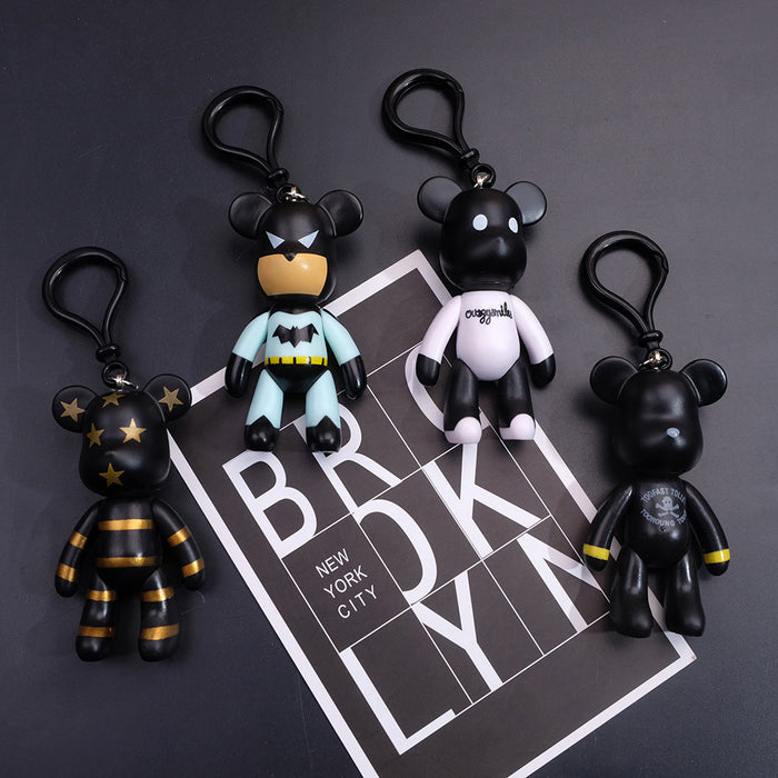 Wholesale Cartoon Doll Resin Keychains JDC-KC-QMou026