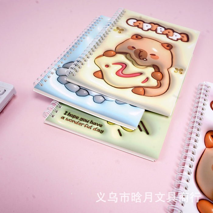 Wholesale 4pcs A5 Spiral 40-Page Student Creative Diary  Notebook