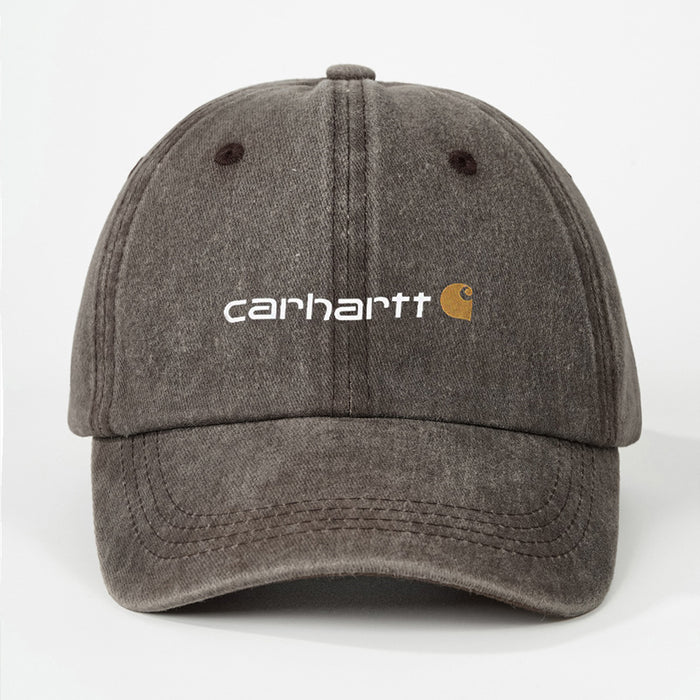 Wholesale Fashion Letter Printing CARHARTT Washed Baseball Caps Baseball Caps for Men and Women Outdoor Sun Protection JDC-FH-TQ003