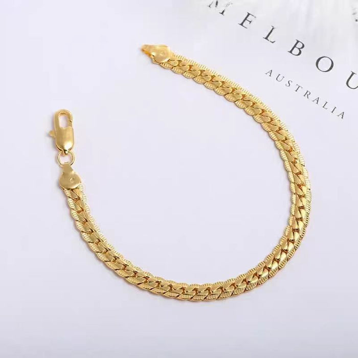 Wholesale gold plated side bracelet