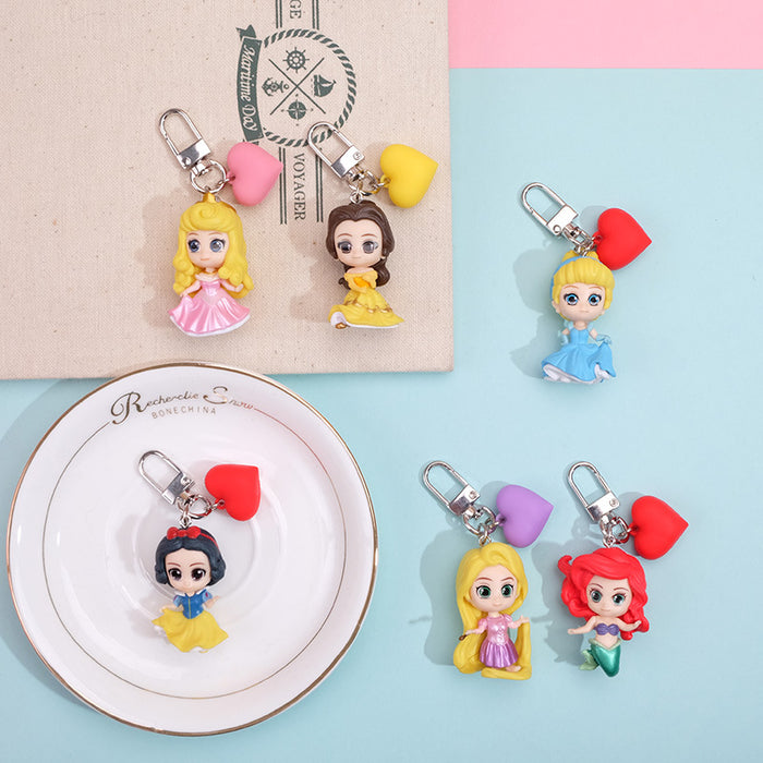 Wholesale Cartoon Doll Resin Keychain JDC-KC-QingMou003