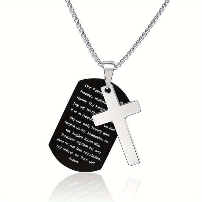 Wholesale Stainless steel cross necklace inspired necklace pendant jewelry