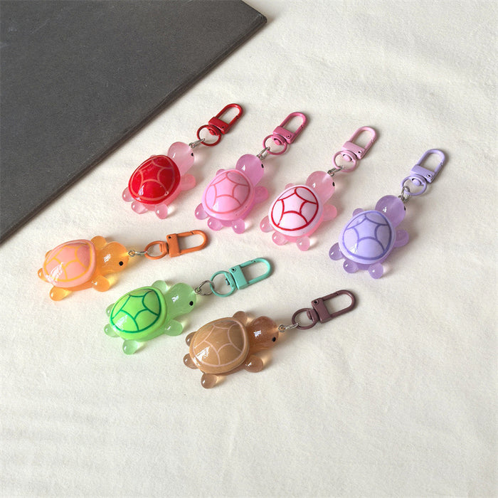 Wholesale Acrylic Luminous Turtle Keychain JDC-KC-HaoXi016