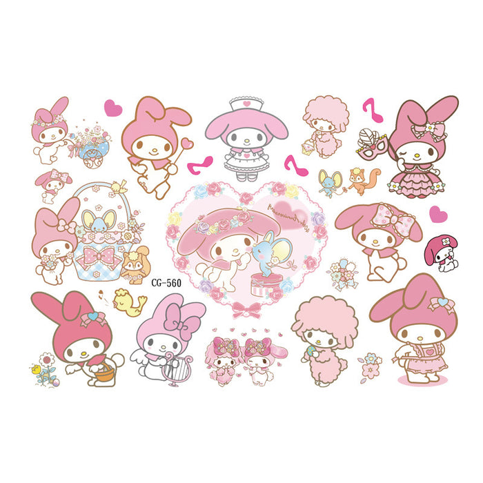 Wholesale Carttoon Tattoo Sticker Birthday Decorative Stickers