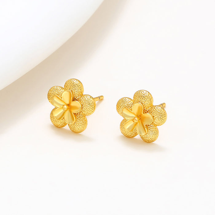 Wholesale Simulation Flower Women's High-end Sense Niche Fashion Retro Earrings JDC-ES-XP001