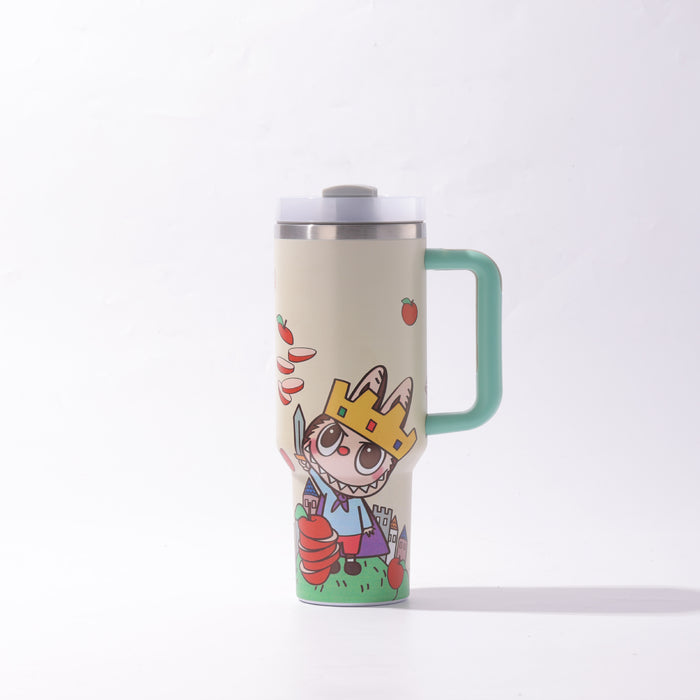 Wholesale 40oz Stainless Steel Tumbler with Handle and Straw Chic Drinkware MOQ≥2