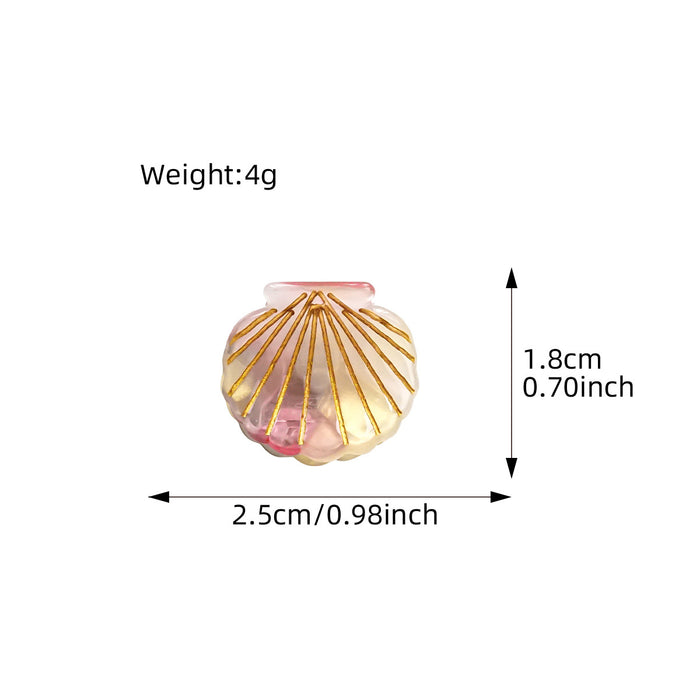Wholesale Korean Style Acetate Hair Claw Clip Purple Handmade Fashion Accessory