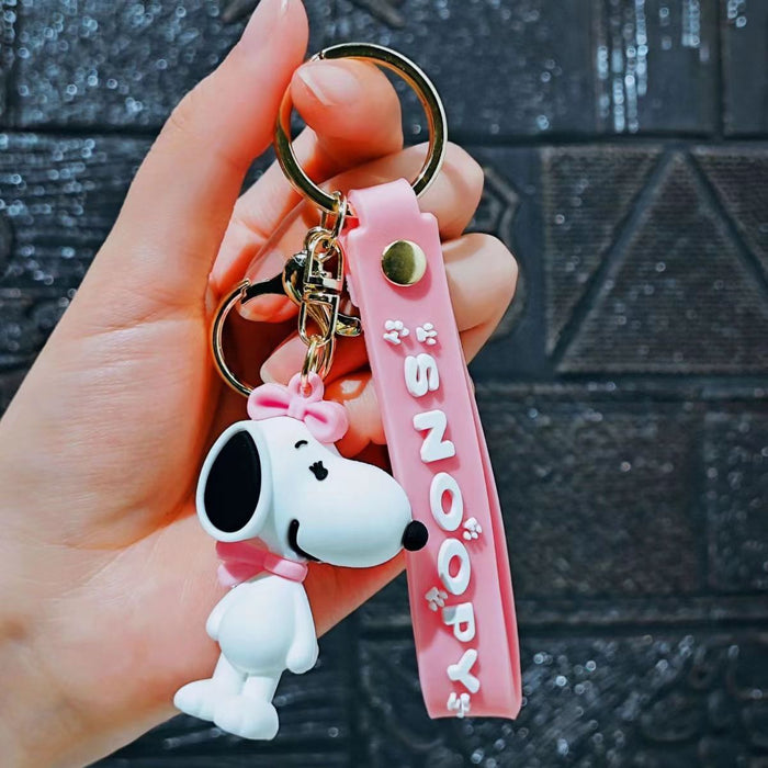 Wholesale Cartoon Doll Silicone Keychain JDC-KC-HongSheng005