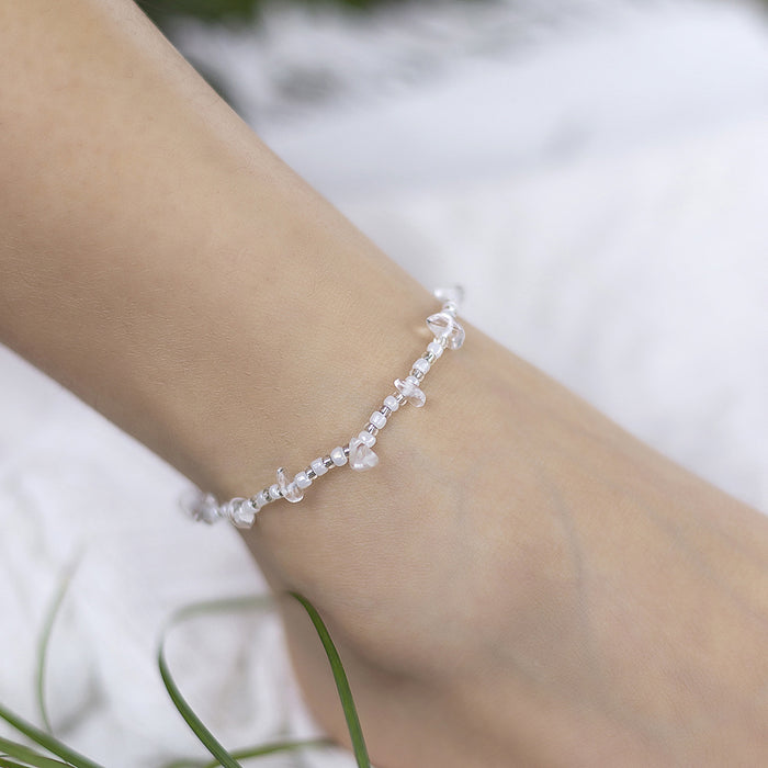 Wholesale Simple and versatile retro ankle chain metal alloy turquoise foot accessory