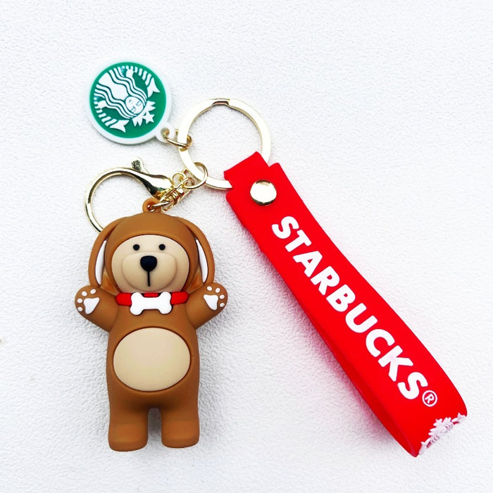 Wholesale PVC Cartoon Doll Keychain JDC-KC-WuYi107