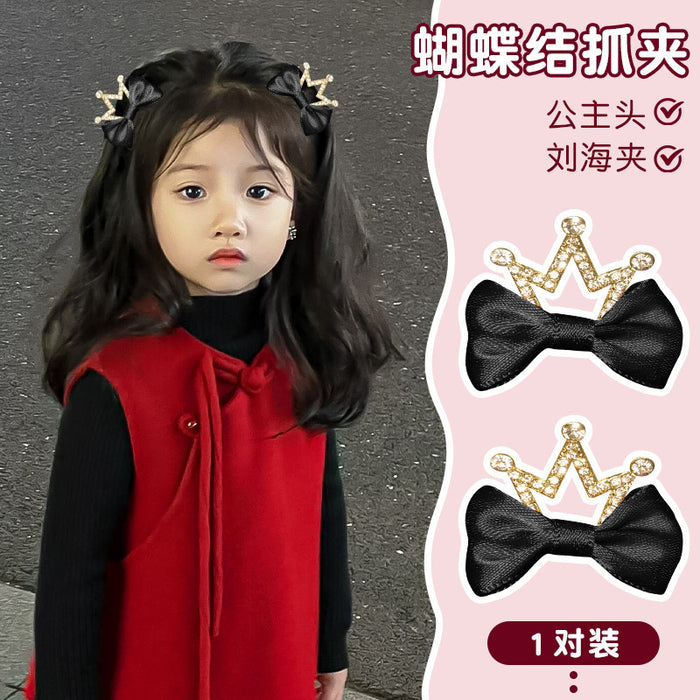 Wholesale Children's Cute Hair Clips Bow Hair Clips Sweet Princess Hair Clips Girls' Hair Clips Bangs Side Clips Headpieces JDC-HC-FX005