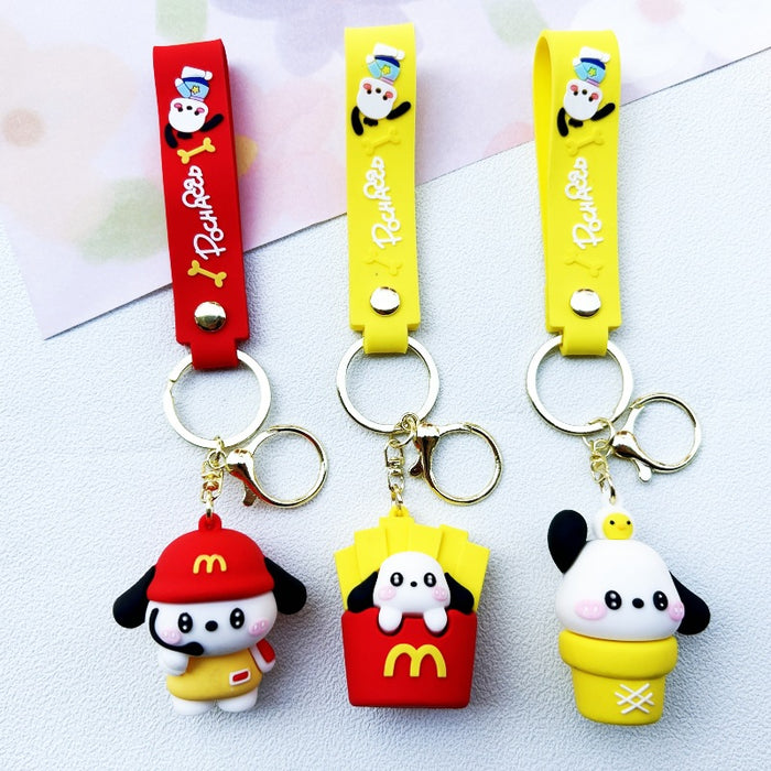 Wholesale PVC cartoon doll Keychain JDC-KC-WuYi091