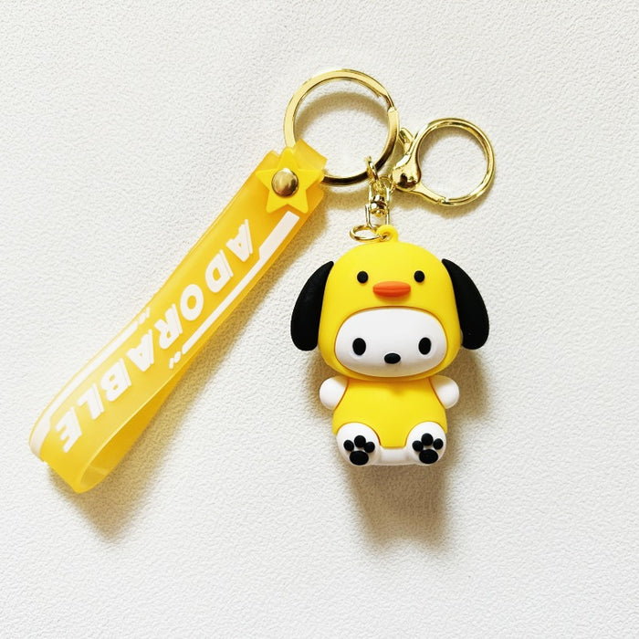 Wholesale PVC Cartoon Doll Keychain JDC-KC-WuYi184