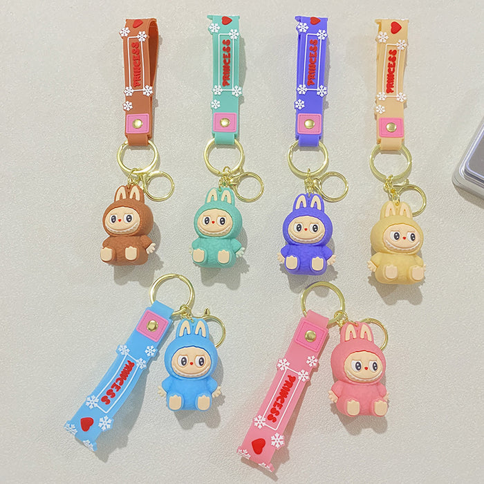 Wholesale Cute Cross-Dressing Sitting Posture Cute Series Keychain Car Backpack Doll Gift Keychain