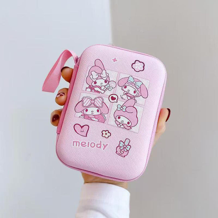 Wholesale  Cartoon  Headset Storage Bag Large Coin Purse Charger Data Cable Hard Disk Mobile Power Storage Box