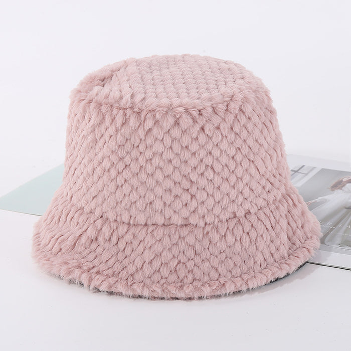 Wholesale winter plush warm fisherman hat with copper coin pattern printing JDC-HT-ShunY002