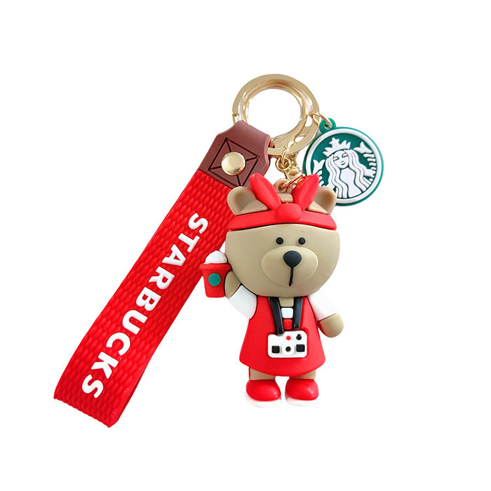 Wholesale PVC Cartoon Doll Keychain JDC-KC-Aile001