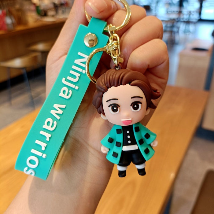 Wholesale Cartoon Silicone Doll Keychain JDC-KC-MingT255