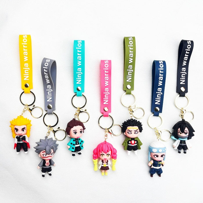 Wholesale PVC cartoon doll Keychain JDC-KC-WuYi092