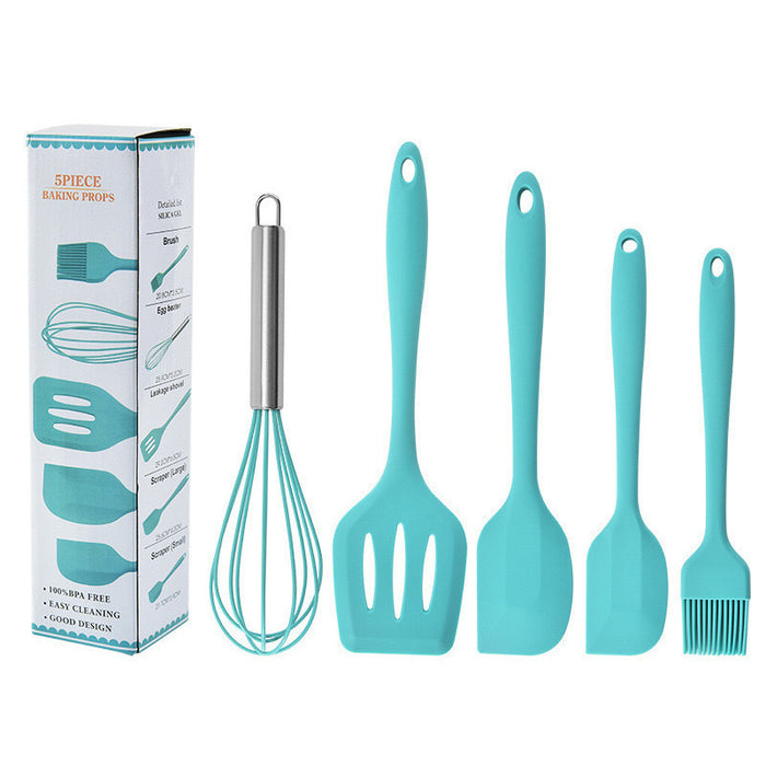 Wholesale Silicone High Temperature Resistant Five-piece Kitchenware Set JDC-KW-YaXin001