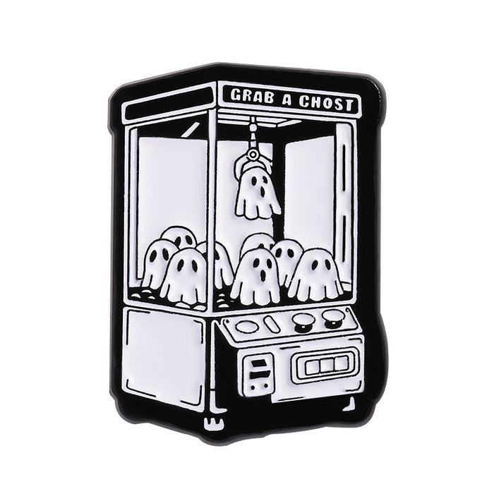 Wholesale Cartoon inspirational English quote brooch