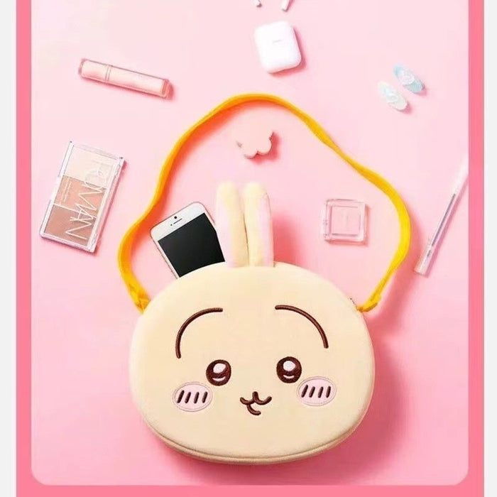 Wholesale Cute cartoon embroidered plush bag, single shoulder crossbody bag, transparent backpack wholesale