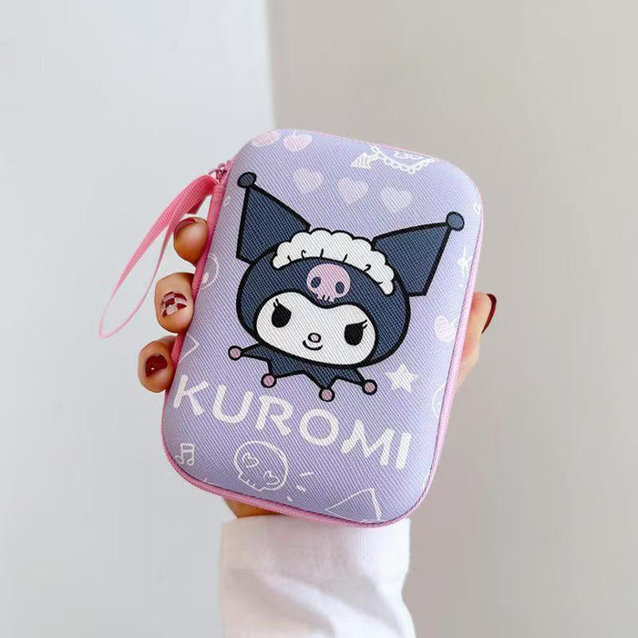 Wholesale  Cartoon  Headset Storage Bag Large Coin Purse Charger Data Cable Hard Disk Mobile Power Storage Box