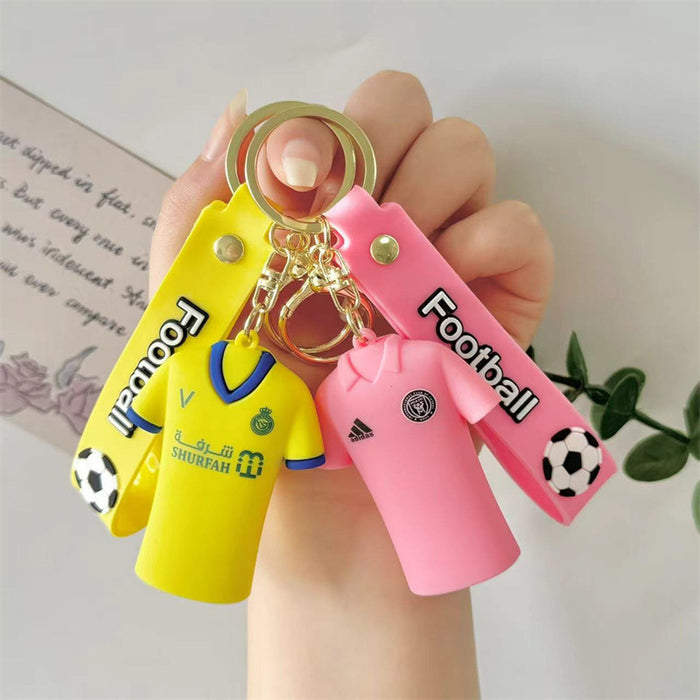 Wholesale Football Player Jersey Silicone Doll Keychain JDC-KC-HaoXi002