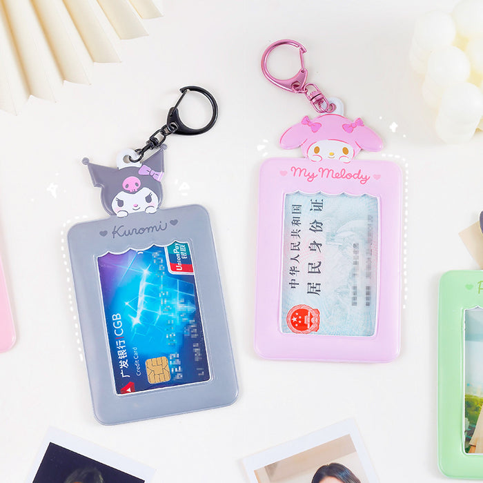 Wholesale  Student Bus Card Meal Card Id Holder Cute  Keychain Pendant Wallet
