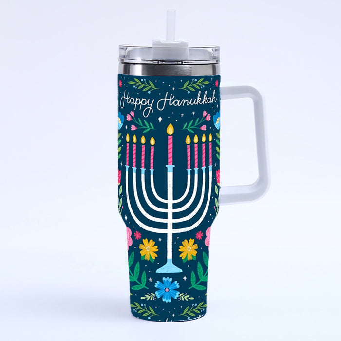 Wholesale 40oz Hanukkah Stainless Steel Thermos Cup