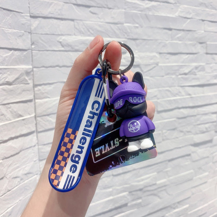 Wholesale PVC bullfight cartoon key chain JDC-KC-JuJi020