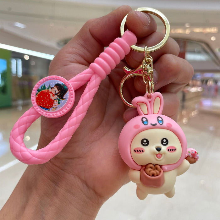 Wholesale Keychain Cartoon Doll Car Keychain Backpack Pendant Couple Exquisite Small Gift Wholesale