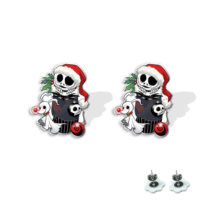 Wholesale  earrings heat shrink earrings acrylic earrings