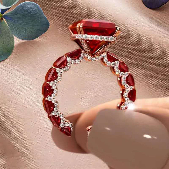 Wholesale Fully diamond rose gold opening ring