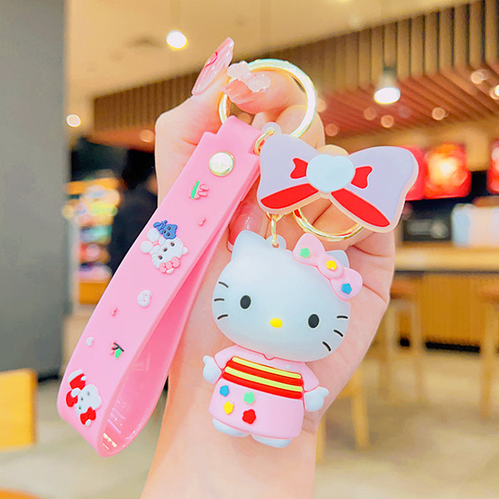 Wholesale Cute 3D Doll Silicone Keychain JDC-KC-MingT135