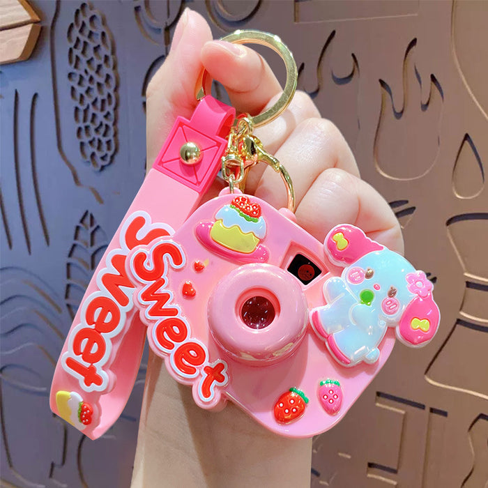 Wholesale Cute Cartoon Projection Camera PVC Keychain JDC-KC-ZhongC013