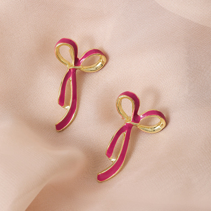 Wholesale Purple Bow Retro French S925 Elegant